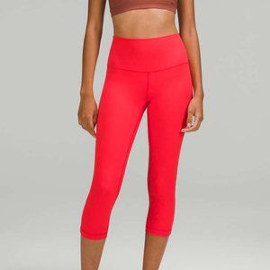 Lululemon Align High-Rise Crop 21" Love Red Size 2